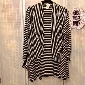 Brittany Black Cardigan - o/s